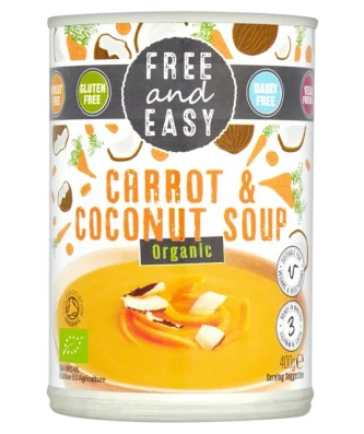 Free & Easy Organic Carrot & Coconut Soup 400g