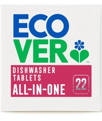 Ecover All in One Dishwasher Tablets 22 per pack