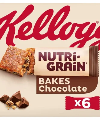 Kellogg's Nutri Grain Elevenses Chocolate Chip Bakes 6 per pack