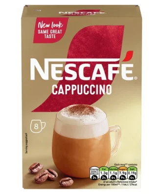 Nescafe Cappuccino Instant Coffee 8 per pack - Special Offer