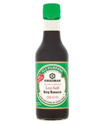 Kikkoman Less Salt Soy Sauce 250ml