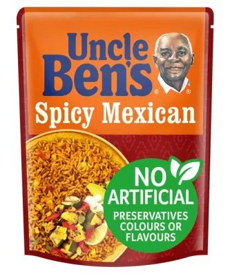 Uncle Bens Spicy Mexican Microwave Rice 250g