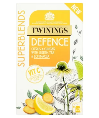 Twinings Superblends Defence with Citrus, Ginger and Green Tea 20 per pack