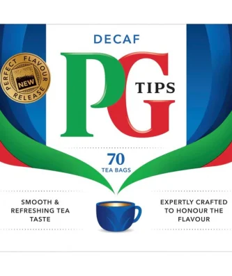 PG Tips The Tasty Decaf Tea Bags 70 per pack
