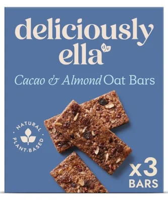 Deliciously Ella Cacao & Almond Oat Bar Multipack 3 x 50g