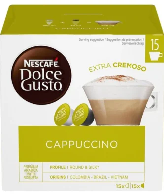 Nescafe Dolce Gusto Cappuccino 15 per pack