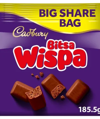 Cadbury Bitsa Wispa Chocolate Big Share Bag 185.5g
