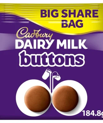 Cadbury Dairy Milk Buttons Chocolate 184.8g