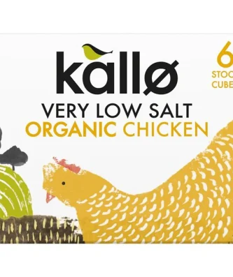 Kallo Organic Very Low Salt Chicken Stock Cubes 6 x 8g