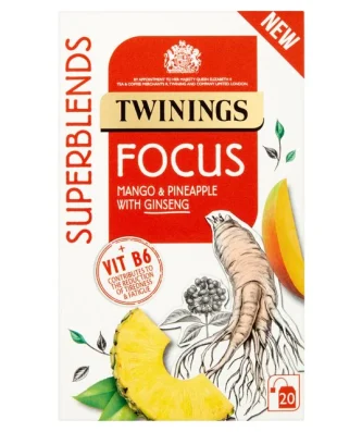 Twinings Superblends Focus with Mango and Pineapple 20 per pack