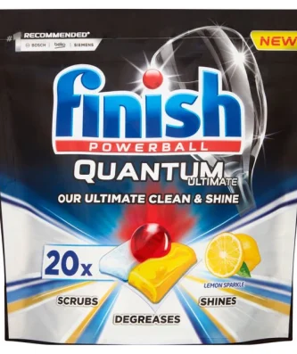 Finish Quantum Ultimate Dishwasher Tablets Lemon 20 per pack