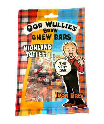 OOR WULLIE CHEW BAR 150g BAGS (12 PACK)