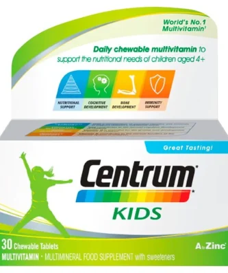 Centrum Kid's Multivitamin Supplement Tablets 4yrs+ 30 per pack