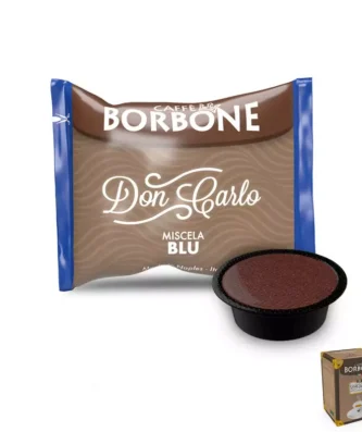 50 BLUE Blend Capsules Borbone Coffee Compatible Lavazza A Modo Mio®