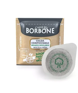 50 ESE Paper Pods 44 mm Caffè Borbone BLACK Blend