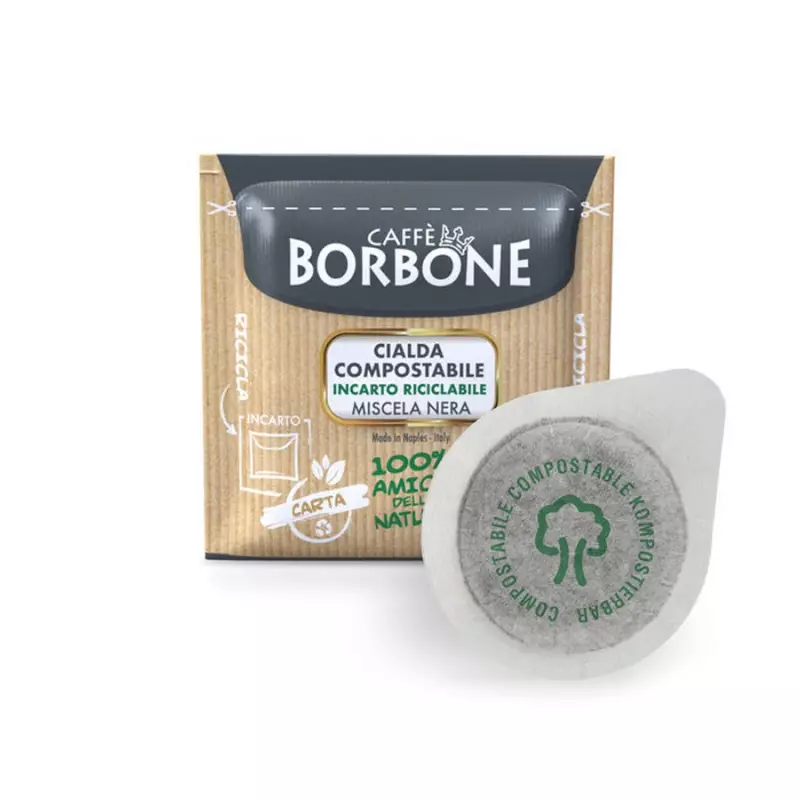 50 ESE Paper Pods 44 mm Caffè Borbone BLACK Blend