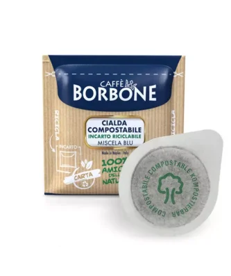 50 ESE Paper Pods 44 mm Caffè Borbone BLUE Blend