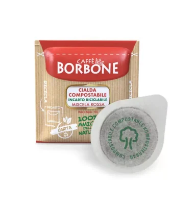 50 ESE Paper Pods 44 mm Caffè Borbone RED Blend