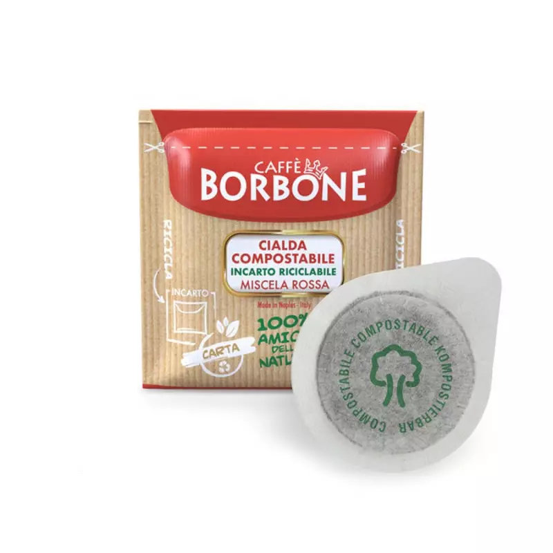 50 ESE Paper Pods 44 mm Caffè Borbone RED Blend