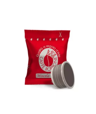 50 RED Blend Capsules Borbone Coffee Compatible Lavazza® Espresso Point®