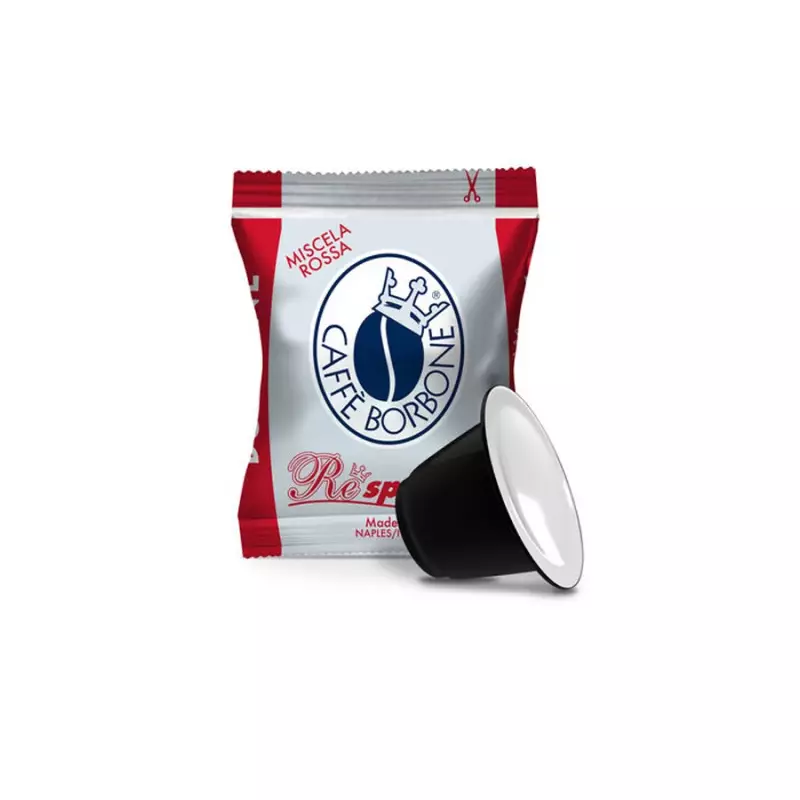 50 RED Blend Capsules Borbone Coffee Respresso Compatible Nespresso®