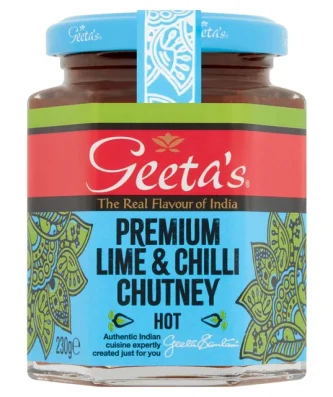 Geeta's Lime & Chilli Chutney 230g