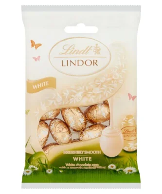 Lindt Lindor Easter White Chocolate Mini Eggs 80g