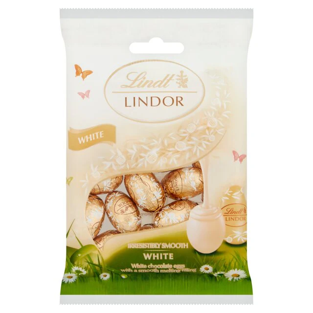 Lindt Lindor Easter White Chocolate Mini Eggs 80g