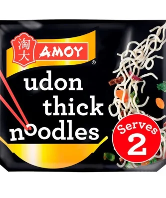 Amoy Straight To Wok Udon Thick Noodles 2 x 150g