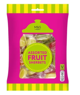 M&S Assorted Fruit Sherbets 225g