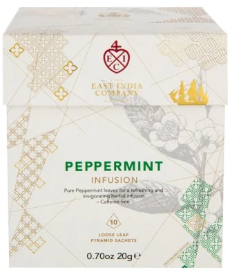 The East India Company Peppermint Infusion Pyramid Bags 10 per pack