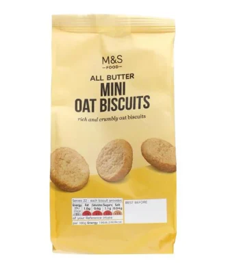M&S Mini Oat Biscuits 100g