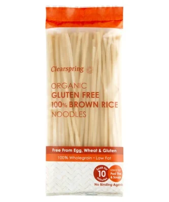 Clearspring Organic Gluten Free 100% Brown Rice Noodles 200g