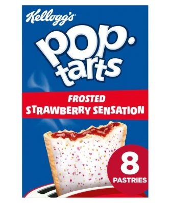Kellogg's Pop Tarts Frosted Strawberry Sensation 8 per pack