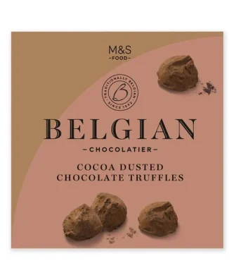 M&S Belgian Cocoa Dusted Chocolate Truffles 260g