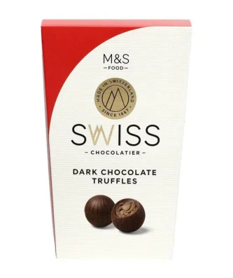 M&S Swiss Dark Chocolate Truffles 205g