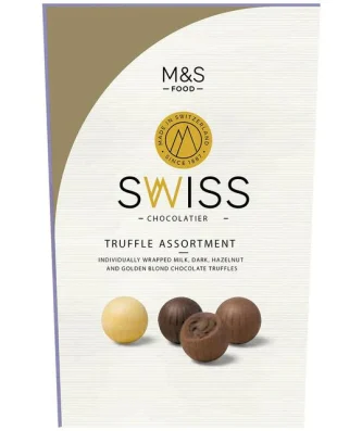 M&S Swiss Chocolate Truffle Assortment 665g