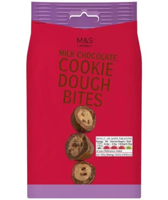 M&S Milk Chocolate Cookie Dough Bites 140g