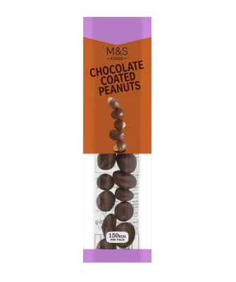 M&S Belgian Milk Chocolate Coated Peanuts 26g