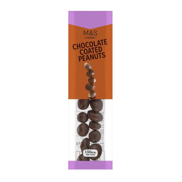 M&S Belgian Milk Chocolate Coated Peanuts 26g