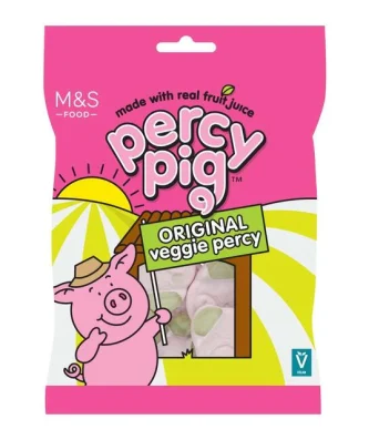M&S Percy Pig Original Veggie Fruit Gums 170g