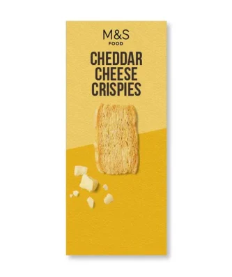 M&S Cheddar Cheese Crispies Twinpack 2 x 100g