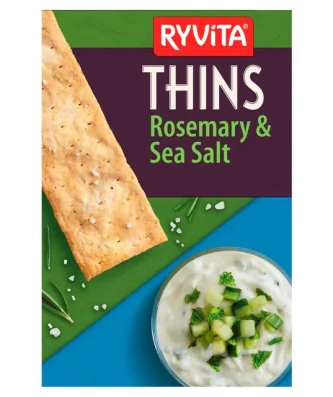 Ryvita Rosemary & Sea Salt Thins 125g