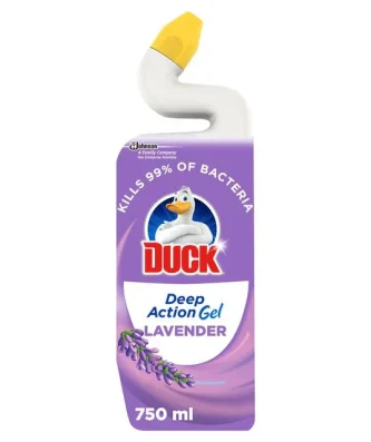 Duck Deep Action Gel Toilet Liquid Cleaner Lavender 750ml