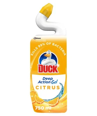 Duck Deep Action Gel Toilet Liquid Cleaner Citrus 750ml