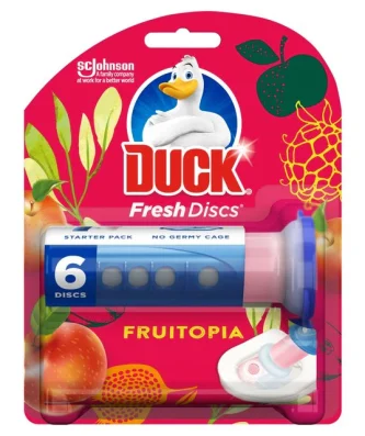 Duck Toilet Fresh Discs Holder Fruitopia 36ml