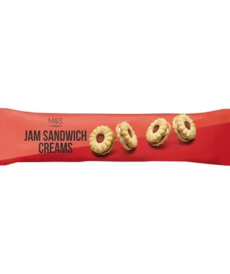 M&S Jam Sandwich Creams 155g