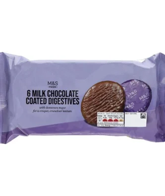 M&S Milk Chocolate Coated Digestives 190g