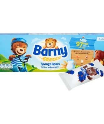 Barny Milk Sponge Bears Biscuits 5 per pack