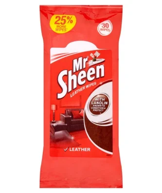 Mr Sheen Leather Polish Wipes 30 per pack
